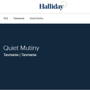 Halliday 2022: Quiet Mutiny ⭐⭐⭐⭐