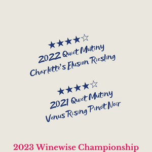 2023 Winewise Championship - 2022 Riesling & 2021 Pinot Noir
